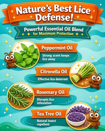 Lice Prevention Essential Oil Infused Hair Ties Anti-Lice Repellent Elastics with Lavender Gentle Chemical-Free Hair Bands for Daily Use on Hair or Wrist (Lavender) Mix - Lavender