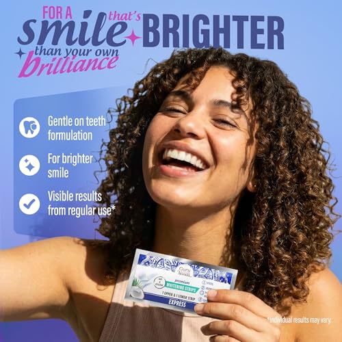 GuruNanda Bright Smile Sensitivity Care Bundle – Sensitive Toothpaste with Potassium Nitrate & 30-Day Whitening Strips for Gentle Whitening & Everyday Oral Comfort