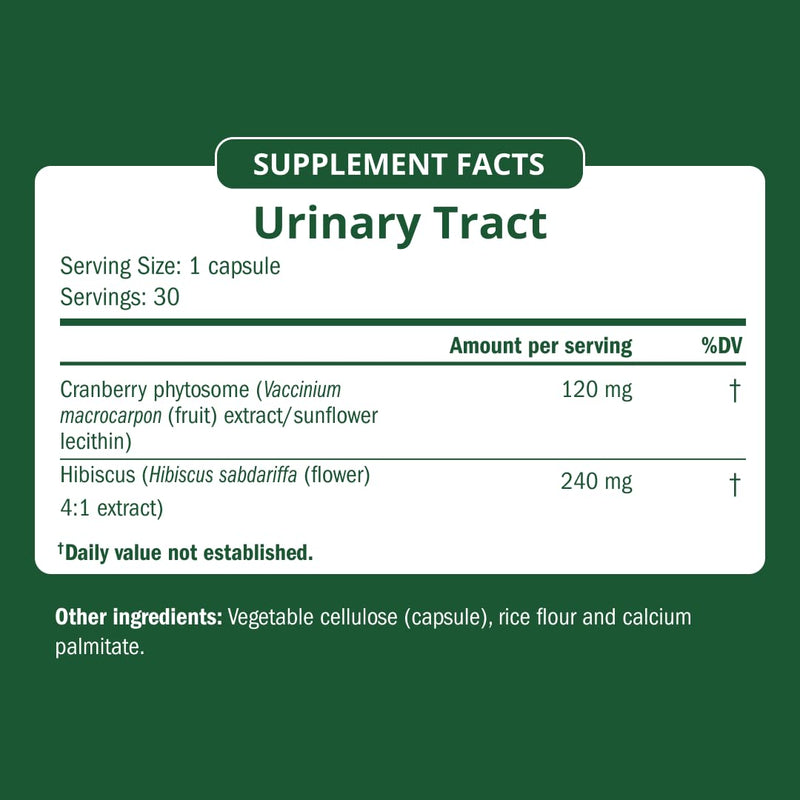 Semaine Urinary Tract Cleanse & Protect – 30 ct, Bladder Support Supplement for Women, Flushes Urinary Tract. Combines Cranberry Proanthocyanidins with Hibiscus. Original Sized Jar - BeesActive Australia