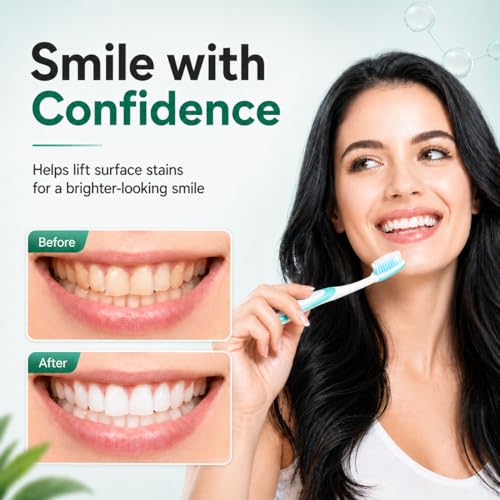 10% Hydroxyapatite Toothpaste, Nano Hydroxyapatite Toothpaste, Fluoride Free Toothpaste for Sensitive Teeth, Helps Rebuild Enamel, Remineralizing Toothpaste for Daily Use, 4 Pack