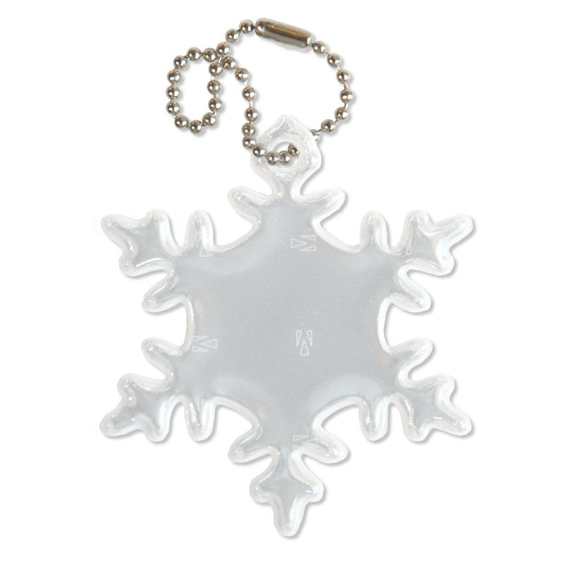 funflector Safety Reflectors - Winter - Stylish Ultra-Bright Reflective Gear for Jackets, Bags, Purses, Backpacks, Strollers and Wheelchairs - Made in USA Snowflake-6-pack