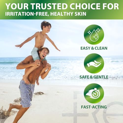 Recuren Plus Jock Itch Antifungal Skin Cream: Tea Tree Oil Anti Fungal Cream with Aloe Vera, Lavender & Eucalyptus – Extra Strength Herbal Moisturizer for Itchy Skin Soothing– for Men & Women, 30g