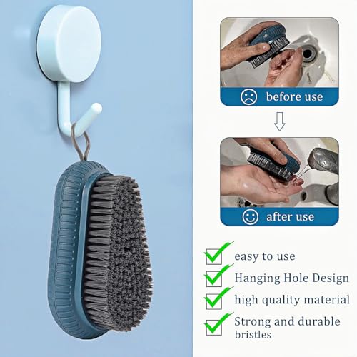 Nail Brush for Cleaning Fingernails, 1Pack Heavy Duty Nail Brushes Remove Dirt and Paint Fingernail Brush Deep Cleaning Mechanical Nail Scrub Brush