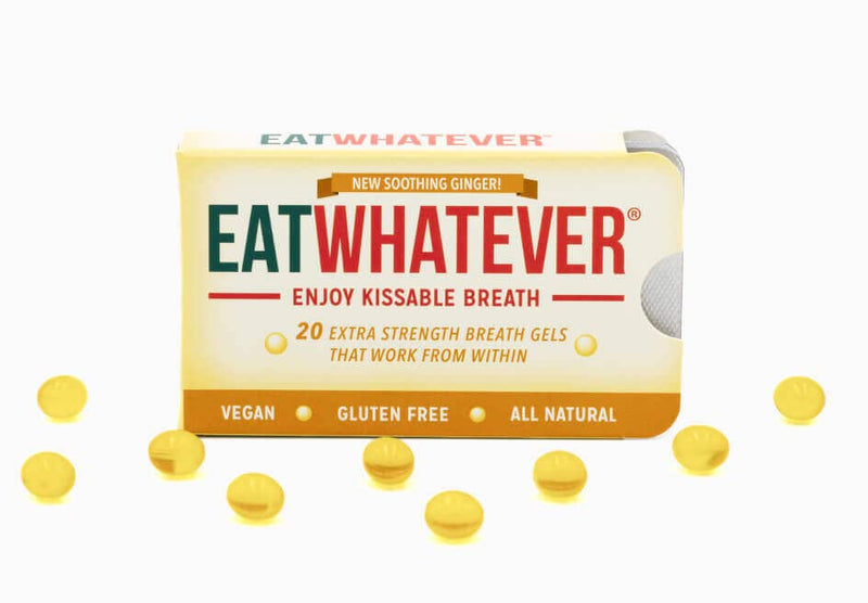 Eatwhatever Ginger Breath Gels All-Natural Gluten-Free Vegan Breath Freshener, 9-Pack Box - BeesActive Australia
