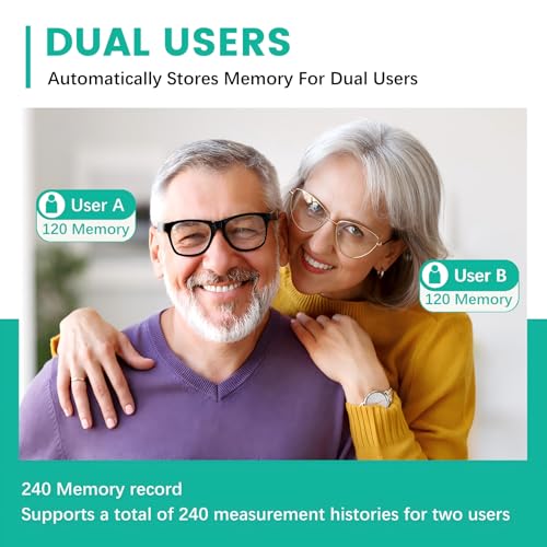 Oklar FDA Cleared Blood Pressure Monitor Upper Arm BP Machine for Home Use