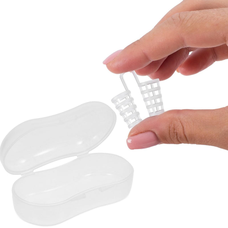 HEALLILY 20Pcs Dog Finger Toothbrush Storage Box Portable Transparent Case Compact Pet Dental Care Organizer Easy Carry for Travel and Home