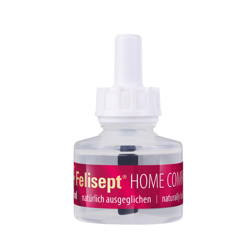 Felisept Home Comfort Cat Calming Refill 45ml - With natural catnip & no pheromone cat - Cat plug in calmer - Reduce undesirable behaviour & stress Home Refill Bottle