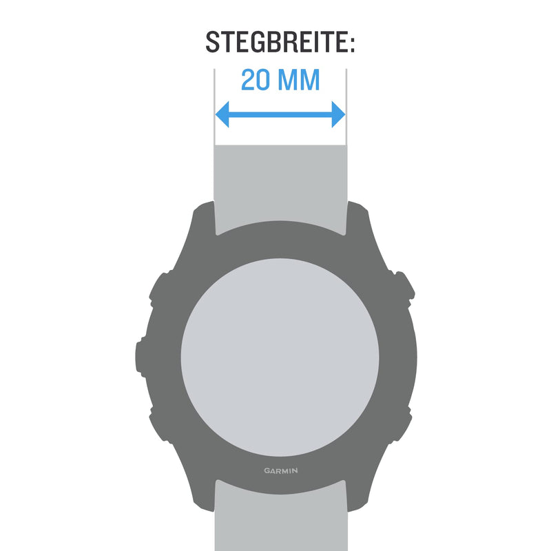 Garmin Quick Release Bands 20mm Light Sand Silicone with Rose Gold Hardware - BeesActive Australia