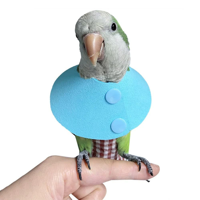 Parrot Neck Collar Pet Anti-bite Picking Feather Healing Protective Neck Cover Collar for Birds (M) M