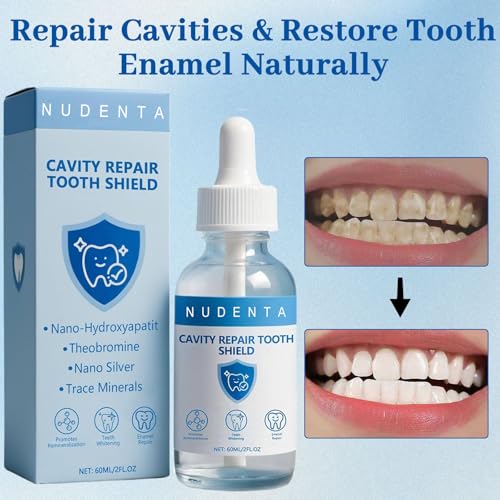 Odontic Repair, Cavity Healing Tooth Armor Liquid, Nano Hydroxyapatite Remineralization Complex for Cavity Repair, Teeth Whitening with Remineralization Drops, Enamel Strengthening