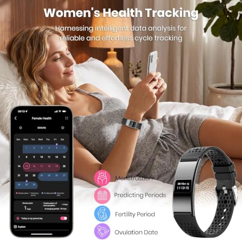 Fitness Tracker Smart Watch,Activity Tracker for Workout Running, Black