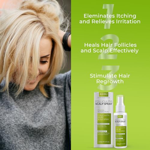 Folliculitis Scalp Spray Dandruff Treatment for Dry & Irritated Scalp