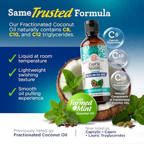 GuruNanda Sensitive Care & Fresh Breath Bundle – Sensitive Toothpaste (Potassium Nitrate + Nano-Hydroxyapatite) & CocoMint Oil Pulling Mouthwash with Toothbrush & Tongue Scraper