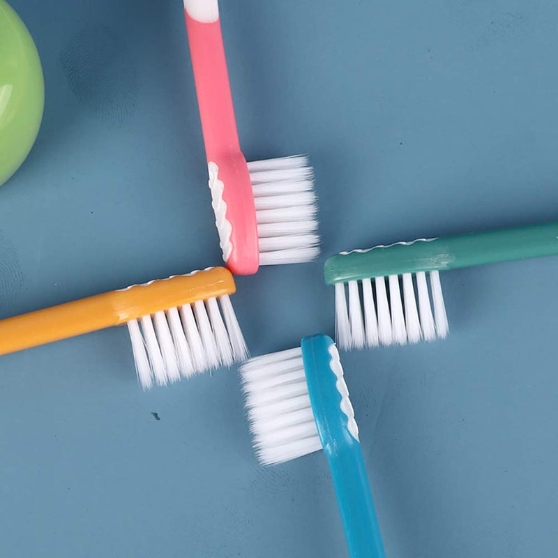 8 Packs Kids Toothbrush, Extra Soft Lovely Deer Toddler Toothbrush for Kids 2-8 Years (Pink&Orange&Blue&Green)
