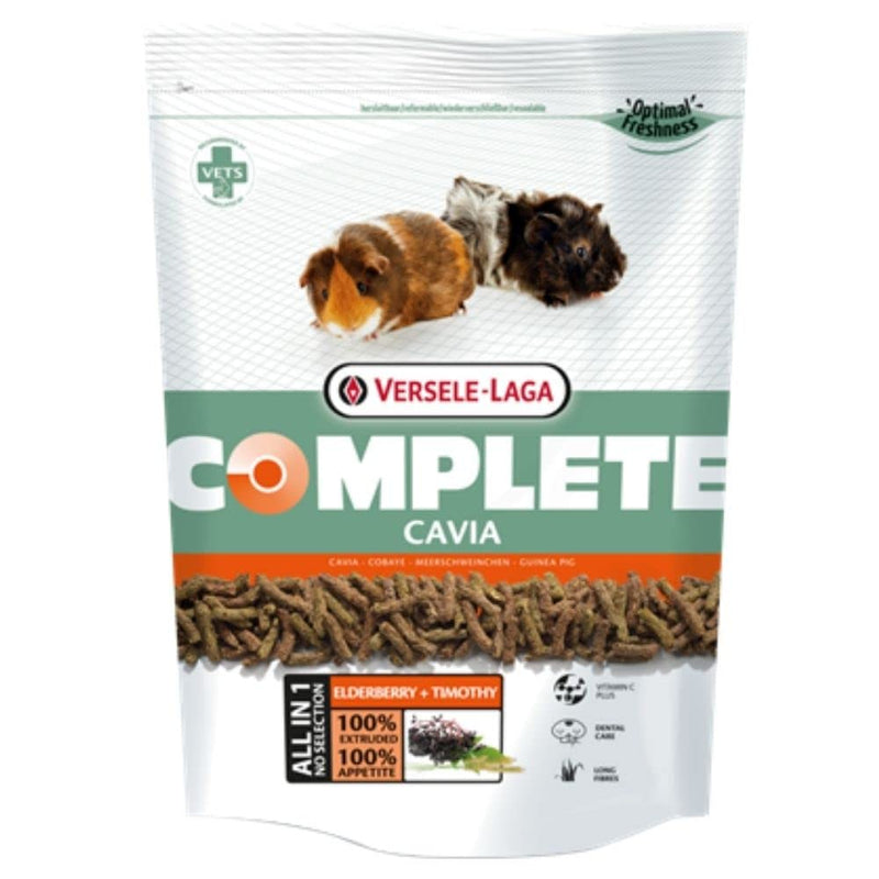 Versele-Laga Complete Cavia All-in-one Nutrition | Double pack | 2 x 500g | Pellets for guinea pigs | contains timothy hay | enriched with elderberries and herbs 500 g (pack of 2) - BeesActive Australia