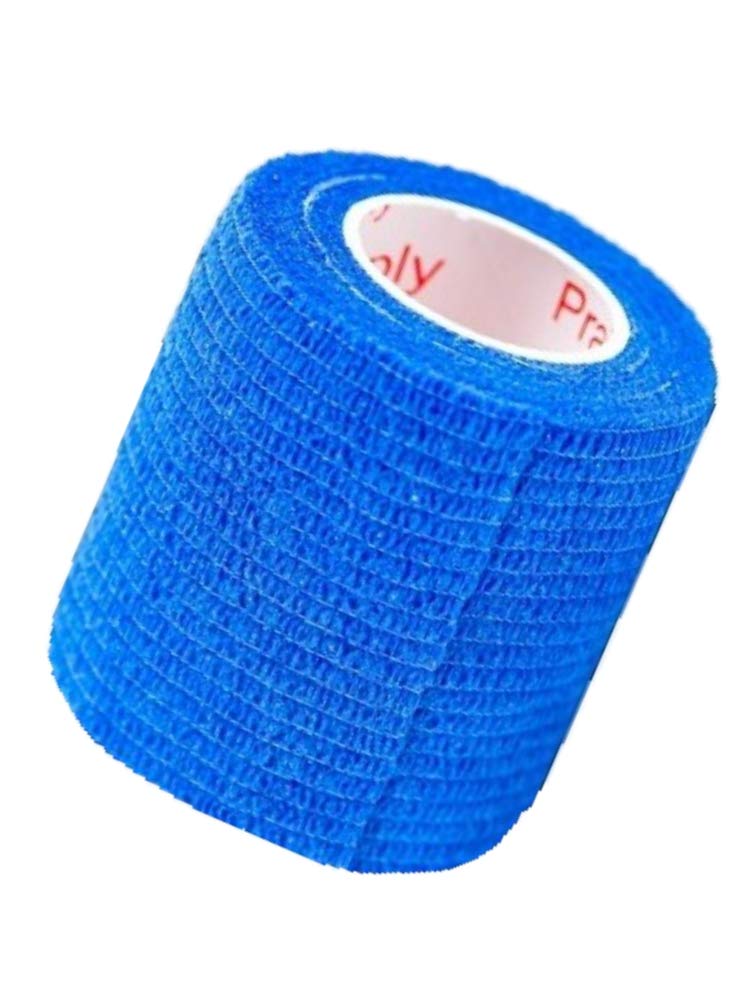 Prairie Horse Supply Vet Wrap Tape Bulk, Self Adherent Wrap Tape Self Adhering Stick Bandage, Self Grip Roll 2 inches Wide x 15 Feet Long 6 Rolls - Blue - BeesActive Australia