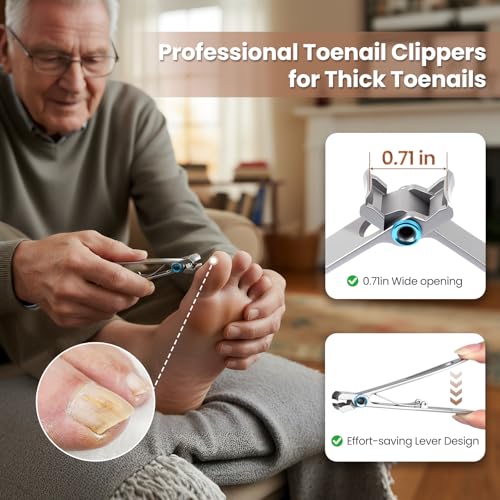 LIONVISON Ingrown Toenail Removal Kit: Thick Toenails in 3S & 70% Faster