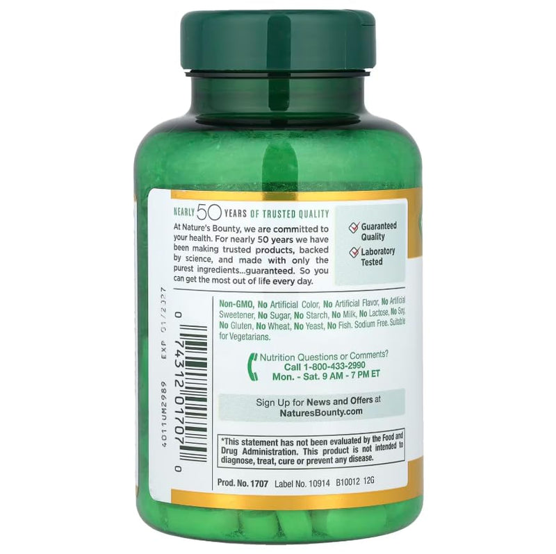 Nature's Bounty Vitamin C, 1000mg, 100 Caplets (Pack of 3)