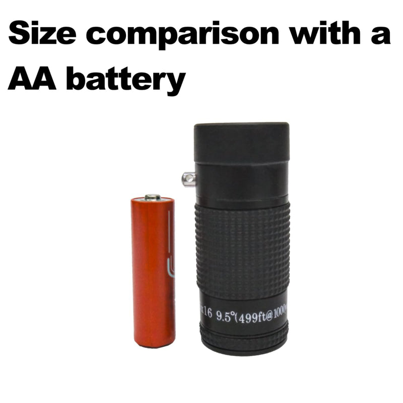 Close-up Monocular Designed for Low Vision Users who are Visually Impaired. Mini-Sized Magnifying Monoculars for Short Distance Viewing (6X16mm-WhiteStyle) 6X16mm