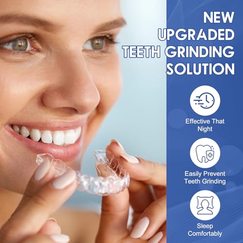Anti Grinding Guard for Clenching Teeth at Night, Teeth Grinding Mouthguards for Sleeping, Mouth Guard for Grinding Teeth at Night, Night Guards for Teeth Grinding for Adults