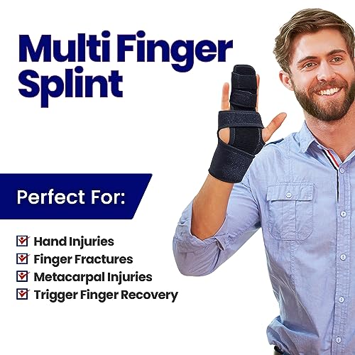 Multi Finger Splint (Left Large) + Single Finger Splint Bundle