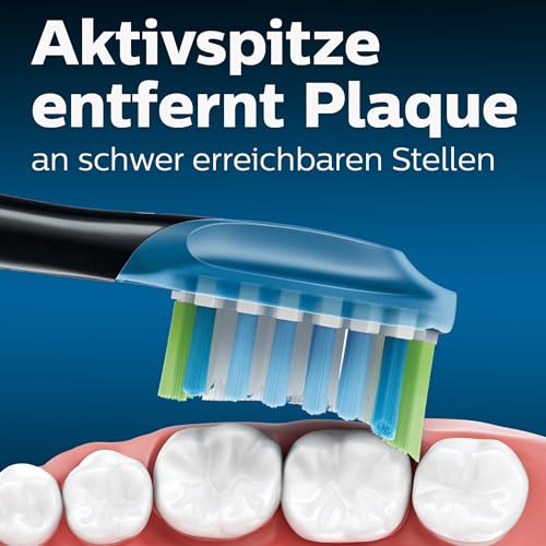 Philips Sonicare Premium Plaque Defence BrushSync Enabled Replacement brush Heads, 4pk Black - HX9044/33 4 Count (Pack of 1)