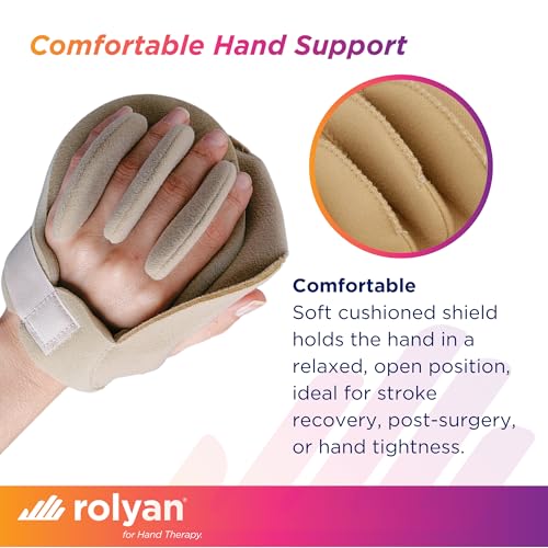 Rolyan Sof-Foam Palm Shield, Hand Protector, Contracture Guard, Left Left Hand