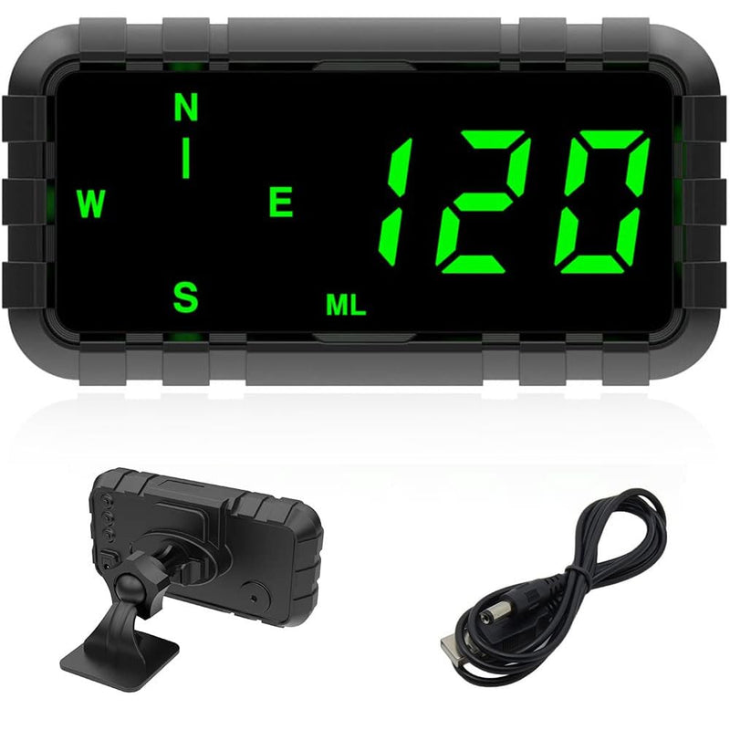 Heads Up Display for Car Digital GPS Speedometer kit MPH Odometer Automotive Compass for Dashboard HUD Fatigued Driving Alert Speeding Alarm for Trucks Golf cart All Vehicles (C3010) 4.3 Inch C3010 - BeesActive Australia