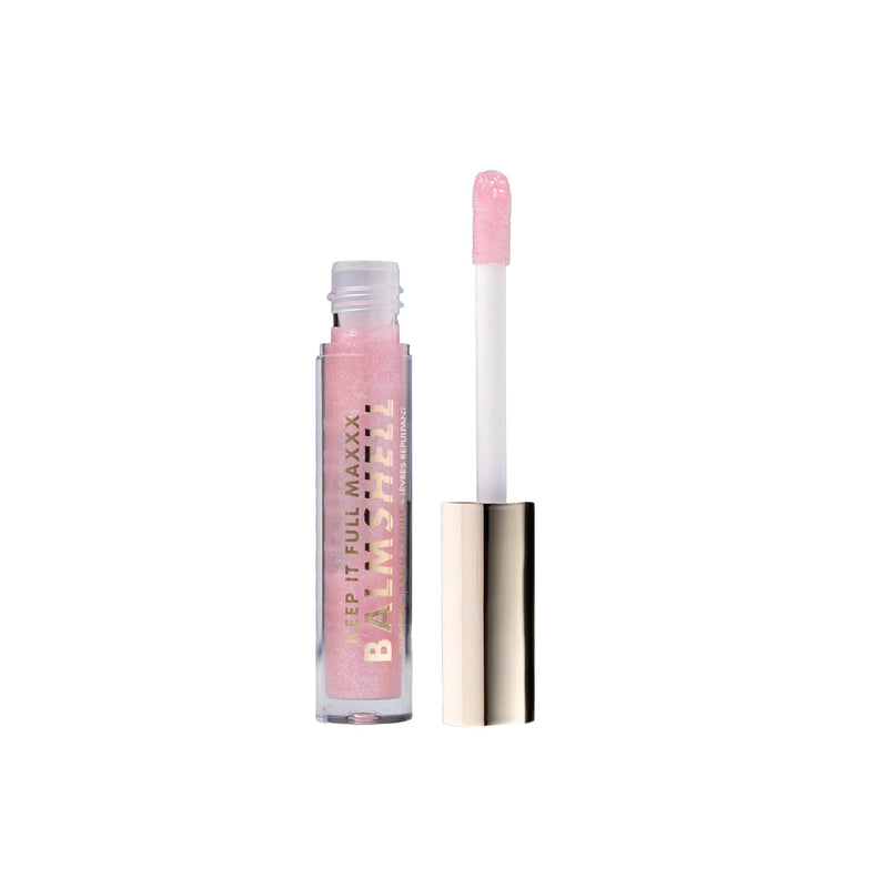 Milani Keep It Full Maxxx Balmshell Lip Plumper Gloss - Sparkling Pink | Moisture-Rich Lip Plumper With Pout-Maximizing Heat And A Soft-Shine Finish. Made With A Blend Of Vitamin E-Rich Oils. 0.15 Fl Oz (Pack of 1)