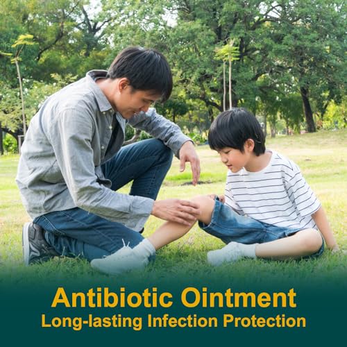 CareAll Triple Antibiotic Ointment 1.0 oz (4 Pack), First Aid Ointment for Minor Scrapes, Cuts, and Burns to Help Prevent Infection, Compare to the Active Ingredients of the Leading Brand 1 Ounce (Pack of 4)