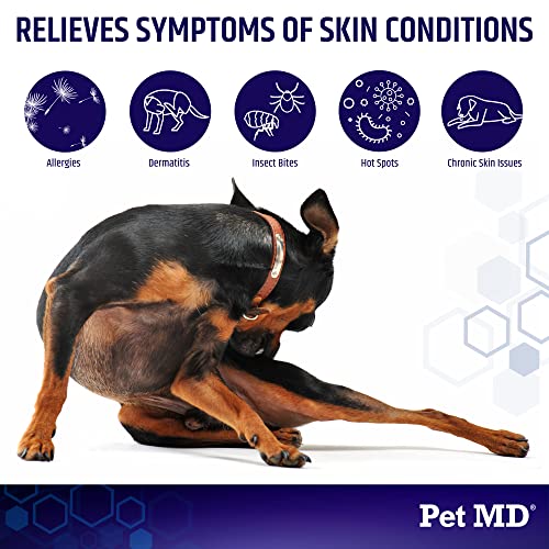 Pet MD Hydrocortisone Spray for Dogs, Cats, Horses - 4 oz