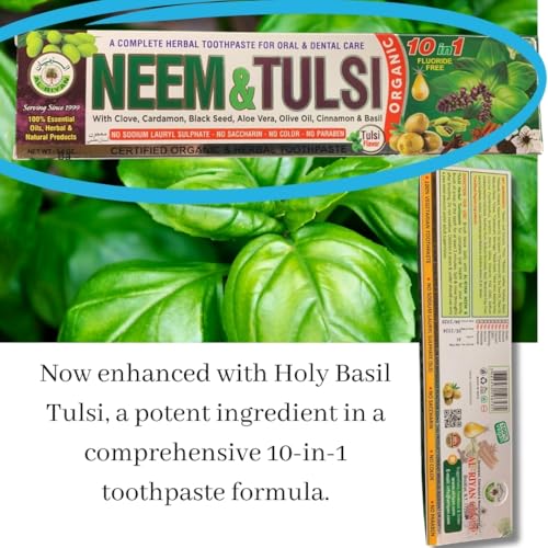 Turkish Black Seed Oil 16oz & Organic Neem 10-in-1 Toothpaste 6-Pack Wellness Bundle