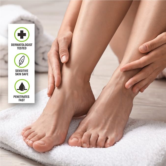 Adamia Therapeutic Repair Foot Cream with Pure Macadamia Oil, 4 Ounce Tube - Fragrance Free, Paraben Free, Non GMO - BeesActive Australia