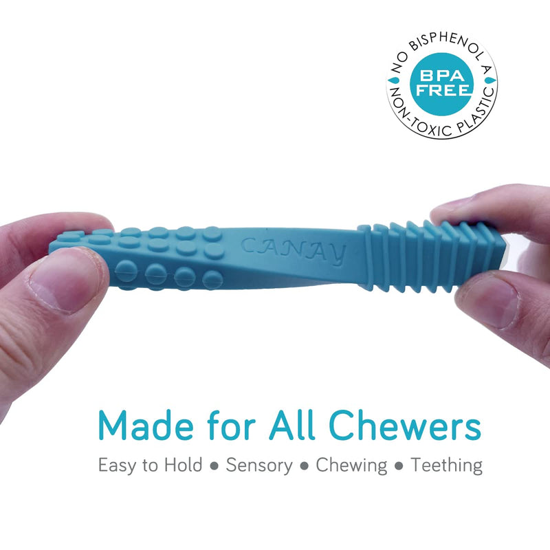Xtra Tough Sensory Chew Stick Toys (5 Pack) - Designed for ADHD, Autism, SPD, Oral Motor Stimulation, Special Needs - Extra Tough Sensory Oral Motor Chew Tool (Toughest - Aggressive Chewer) Toughest - Aggressive Chewer