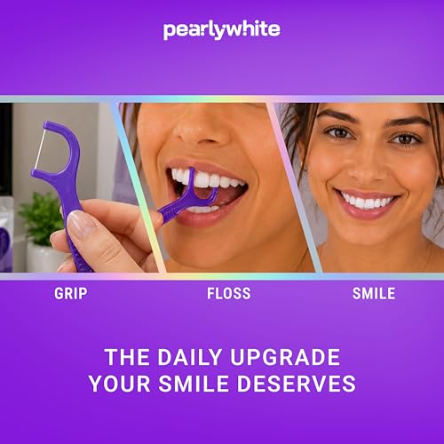 Pearly White V34 Dental Floss Picks, 200 Count, Pack of 4 4-Pack