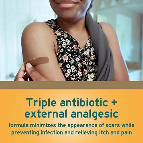 Neosporin + Pain, Itch & Scar Triple Antibiotic Ointment, 1 oz Pain+Itch+Scar (1 oz) 1 Ounce (Pack of 1)