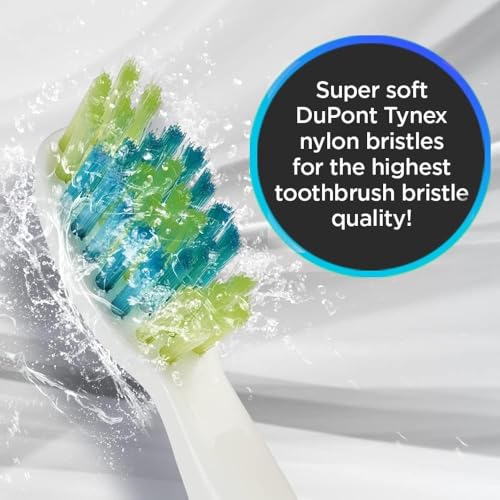 Voom Sonic – Pro 3/Pro 5 Replacement Heads | Pack of 6 Replacement Brushes | Advanced Bristle Technology| Soft DuPont Nylon Bristles | Oral Care 6 Count (Pack of 1)