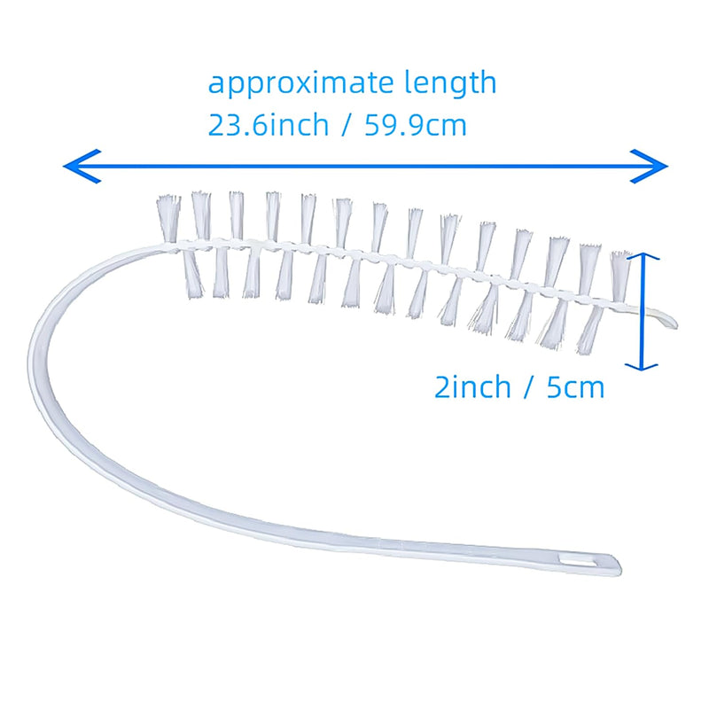 2Pcs Washing Machine Cleaning Brush, Washing Machine Brush Washing Machine Cleaner Front Load Washer Cleaner Brush Load Washer Cleaner Drum Washing Machine Cleaning Tools Washing Machine Brush White-2pc - BeesActive Australia
