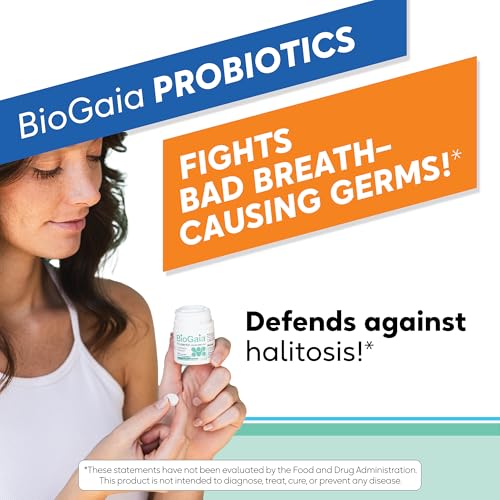 BioGaia Prodentis Fresh Breath Oral Probiotics for Bad Breath & Halitosis