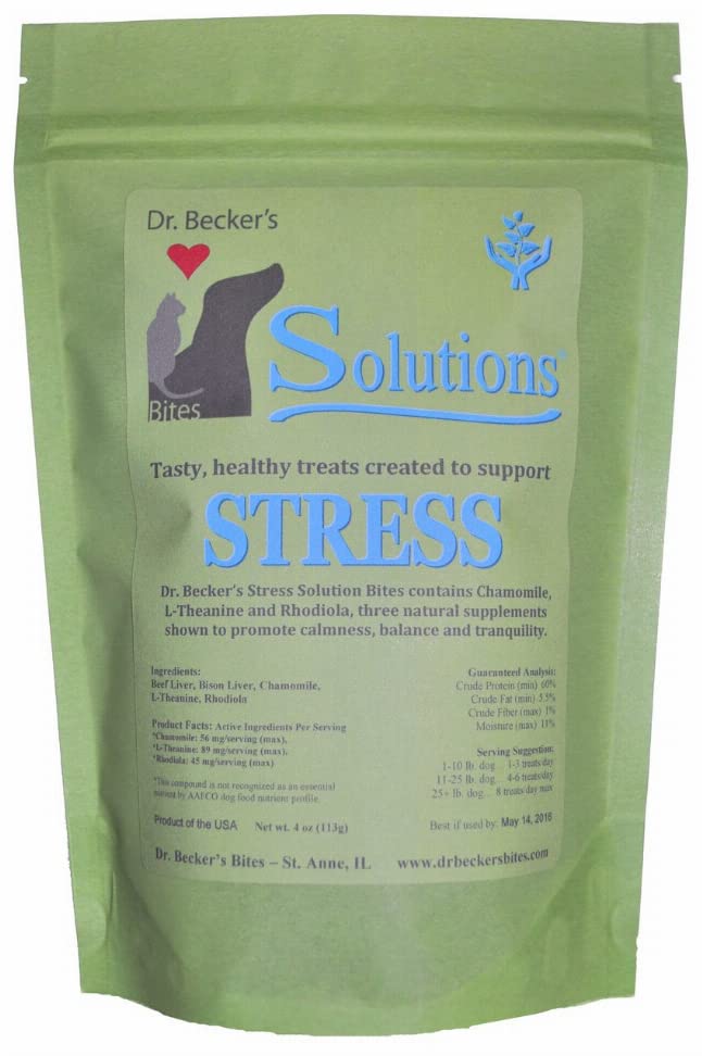 Dr Becker's Stress/Calming Solution Bites Treats - Natural Supplement for Dogs - PawsPlanet Australia