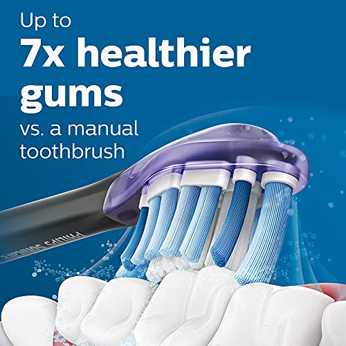 Philips Sonicare Genuine G3 Premium Gum Care Replacement Toothbrush Heads, 2 Brush Heads, Black & for Kids 7+ Genuine Replacement Toothbrush Heads, 2 Brush Heads