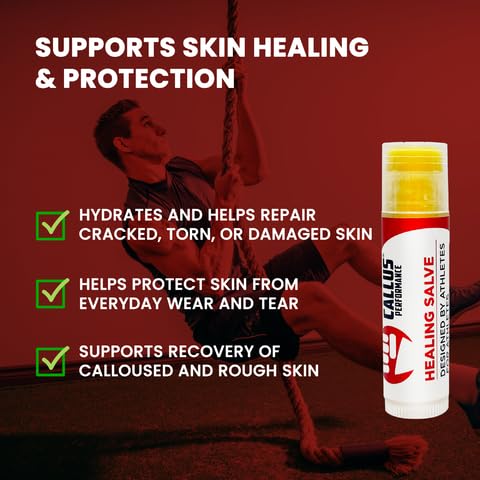 Jumbo Healing Salve | Helps Heal and Moistutrize calllus on Hands - Perfect for: Gymnastics, Weight-Lifting, Cross Training, Gym, Rock Climbers | Moisturize Skin Properly | Mint - BeesActive Australia