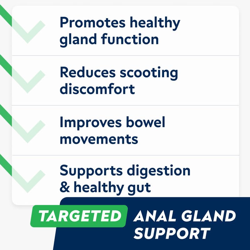 STRELLALAB Anal Gland - 110 Soft Chews, Scoot Treatment - Digestive Enzymes, Prebiotics & Fiber Supplement for Dogs Digestion & Gut Health. Proprietary Blend of Beet - Grilled Chicken - BeesActive Australia