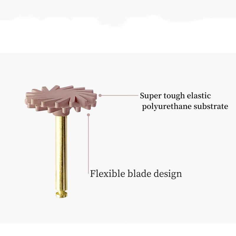 Dental Polishing Wheels, Dental Composite Resin Polishing Discs Rubber Wheel, 2-Step Polishing Diamond System Dental Lab Tool