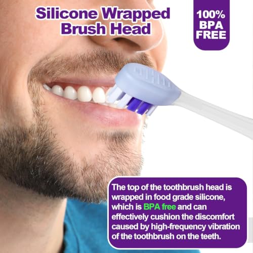 Metal Electric Toothbrush with UV Mode，Vibration and Oscillation Electric Toothbrush for Adults and Teen，6 Brush Heads & Travel Case & Dust Cover, 5 Modes & Timer, One Charge Last 120 Day（Pink）