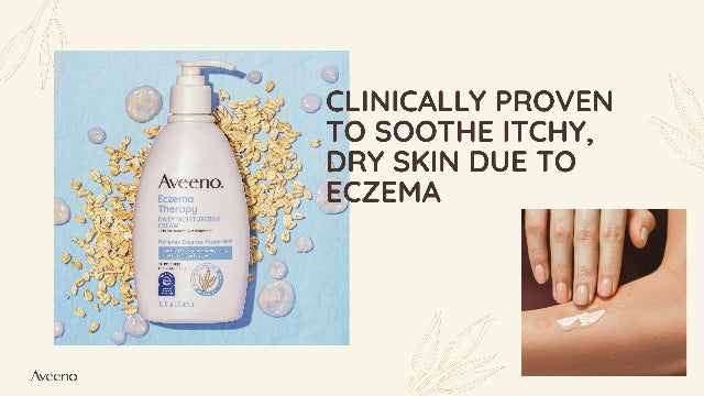 Aveeno Eczema Therapy Daily Moisturizing Body Cream for Sensitive Skin, Soothing Eczema Cream for Itchy & Dry Skin Relief, Colloidal Oatmeal & Ceramide, Steroid- & Fragrance-Free, 7.3 Oz 11 Ounce (Pack of 1)