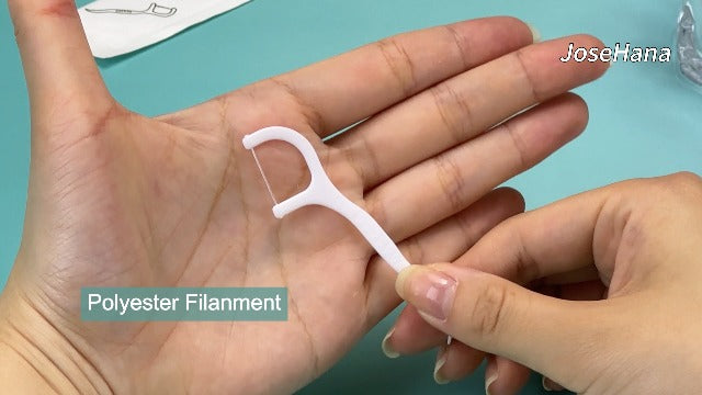 500 pcs Dental Flossers Each Individually Wrapped, Floss Singles Bag, Travel Hotel Restaurant Office Car Dental Floss Picks Oral Care Teeth Clean Flat Wire (Random new/Old Packaging) 500