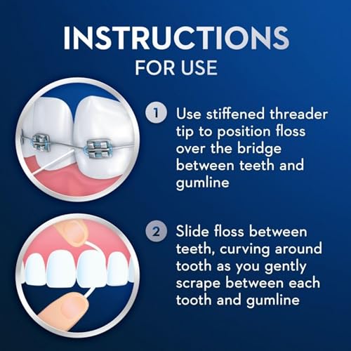Oral-B Glide Threader Floss (Pack of 4) 30 Count (Pack of 4)
