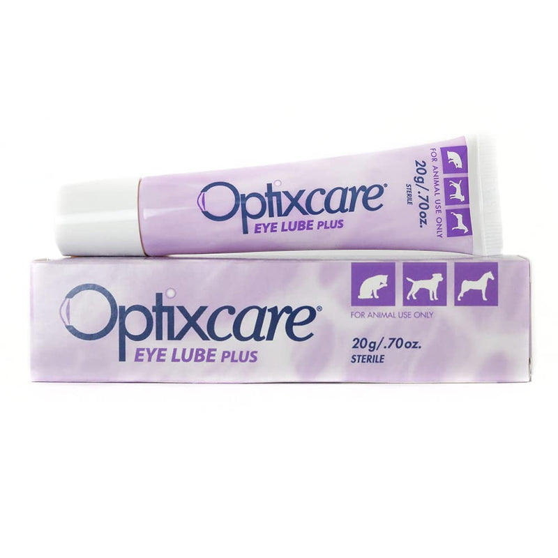 OptixCare Pet Eye Lube Plus + Hyaluron 20g for Dog Cat Horses