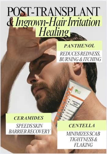 10% Panthenol Cream, Centella Asiatica + Ceramide Moisturizer – Intensive Skin Barrier Repair Cream Forte for Redness, Acne, Burns, Post-Procedure – Psoriasis & Irritation Care 3.4oz (Cream, 3.3 Oz) 3.3 Fl Oz (Pack of 1)
